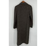 Vintage Ashley Scott Wool Blend Herringbone Tweed Blazer Coat Double Breasted Brown Size M Photo 1