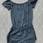 Bella Dahl Revolve  Blue Off Shoulder Romper Size Medium Photo 1