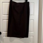 Eileen Fisher  Pencil Skirt Stretch Knit Brown medium Photo 1