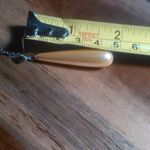 Golden Shell Pearl Stainless Steel Drop Pendant Necklace Photo 4