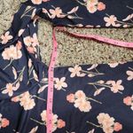 NWT Beyond This Plane Womens Plus Size 3XL Blue Pink Floral Top Long Sleeve Photo 6