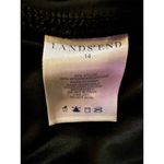Lands' End Women's Swim Skirt Black Size 14 Skirted Bottom Photo 4