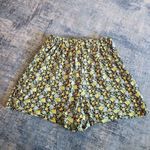 ASOS DESIGN Flippy Short with Drawcord in Ditsy Floral Blue Yellow US Size 4 Photo 2