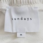 Anthropologie Sundays White Strapless Knit Jumpsuit Size Medium White Jumpsuit Photo 6