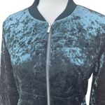 Romeo + Juliet Couture green velvet jacket with pockets / M / NWOT Photo 2