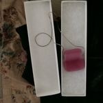 Glass Pendant Necklaces Pink Photo 5