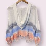 POL Lightweight Striped Oversized Hoodie Sweater - size small Photo 1