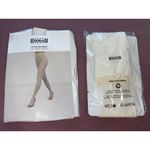 Wolford Cotton Rib Tights in Ecrue Small New Womens Nylons Pantyhose White Photo 1
