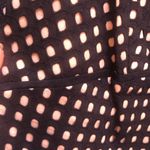 Loft  BLACK & TAN EYELET FIT AND FLARE DRESS Photo 3