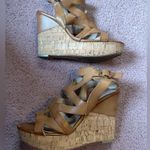 Guess  Channeled Cork Wedge Size 9 Women’s wedge sandal Photo 1