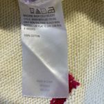 Peace Love World 100% Cotton Novelty Stitch Crew Neck Sweater, Size 1X, EUC Photo 5