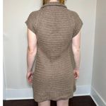 Old Navy Vintage Y2K  Zip Up Knit Brown Mini Dress Size XS Photo 2