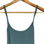 Blush Boutique Cutout Bodysuit Womens M Dark Mint Green Ribbed Festival Coastal Photo 4