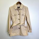 Gap Vintage  Denim Barn Chore Coat‎ Cream Size L Photo 1