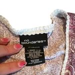 No Boundaries Vintage  Baby Doll Bell Sleeve Top Size 11/13 Y2K FAIRYCORE PAISLEY Photo 3