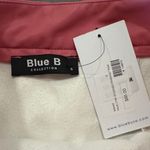 NWT Pink Fringe Faux Leather Skirt Photo 2