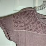 Dantelle Danielle Purple-Pink Scoop Neck Short Sleeve Tee XL Photo 4