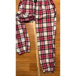 Victoria's Secret Women's Flannel Pajama Pants Plaid Size Medium Pink Buffalo Photo 5