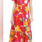 Maggy London  Vibrant Floral Maxi Dress Photo 0