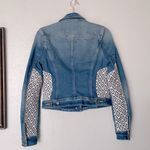 Paige Mosaic Tile Vermont Raffia Jean Denim Jacket Size Small Photo 7