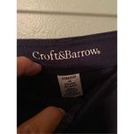 Croft & Barrow  Navy Blue Stretch Cargo Skort Size 14 Photo 5