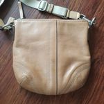 Coach Vtg Tan Chic Y2K Edgy Feminine Classic Buckle SoHo Leather Crossbody Bag Photo 11