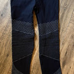 Spanx  Women’s Moto Leggings Large Indigo Sky Photo 0