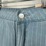 NYDJ Teresa Wide Leg Jeans size 18W Striped Light Blue Summerville Stripes NWT Photo 4