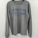 Vineyard Vines Marthas Vinyard Long Sleeve Tee Garment Dyed Photo 0