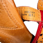 NEW Naya Red Leather Alpine Slingback Heeled Sandals Shoes size 7.5 Photo 11