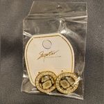 Superstar Accessories Zirconia Snake Print Stud Earrings Brown, Black, & Gray Brown Photo 3