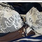 Lucky Brand 🌴 

 Black/Cream Crochet Top only Photo 2