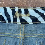 Guess Y2k   Marciano Long Jean low rise Shorts Bermuda Cuffed Bling Pocket  Photo 5