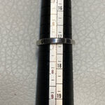 None Silver Band Heart Shaped Red Stone With White Stones Engagement Ring Size 7 Photo 2