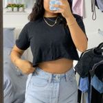 Hollister Black Classic T-Shirt Cropped Photo 0