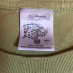 Ed Hardy  sage green Tshirt with fish tattoo youth size‎  L or juniors size XS Photo 2