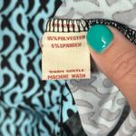 Aryeh  Teal and Black Abstract Dress size Large with optional sash‎ for cinching Photo 8