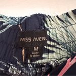 Miss Avenue JustFab Tropical Print Halter Top Wide Leg Pant 2pc Set Blue Pink M Photo 9