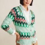Vineyard Vines NWT Fair Isle Merino Wool / Alpaca Blend Sweater Green Multi XS Photo 2