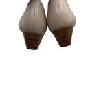 Aerosoles  Size 10 Business Casual wedge Textured Front Wedge Loafers Beige Photo 9