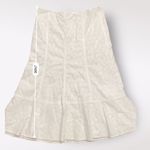 Versailles White Eyelet Lace Midi Skirt Womens Size 12 Boho Cottage Photo 3