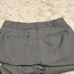 Talbots  10 Houndstooth Signature Dress Pants Straight Leg White Black Blue EUC Photo 13