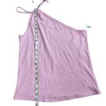 Old Navy One-Shoulder Pink Ribbed Knit Top Photo 3
