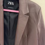 ZARA Women's Dark Brown Blazer Photo 2