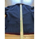 Anne Klein Jacket Blazer 100% Pure Wool Size 10 USA Crocheted Formal Career VTG Photo 9