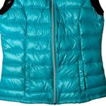 Roper Teal Blue/Green Puffer Vest Black Trim Down Feather Fill Size XS Green Photo 3
