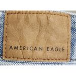 American Eagle  Mom Jeans High Waisted Light Wash Denim Stretch Womens‎ 4 Photo 3
