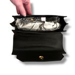 Trina Turk Vegan Leather Black Satchel Crossbody Strap Gold Hardware NWT Photo 2