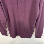 Victoria's Secret ‎ Purple Sleepwear Thermal Waffle Shirt Henley Women’s Size L Photo 2