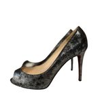 Christian Louboutin Christian Louboutin Lady Claude peep toe pump pewter size 38 Photo 3